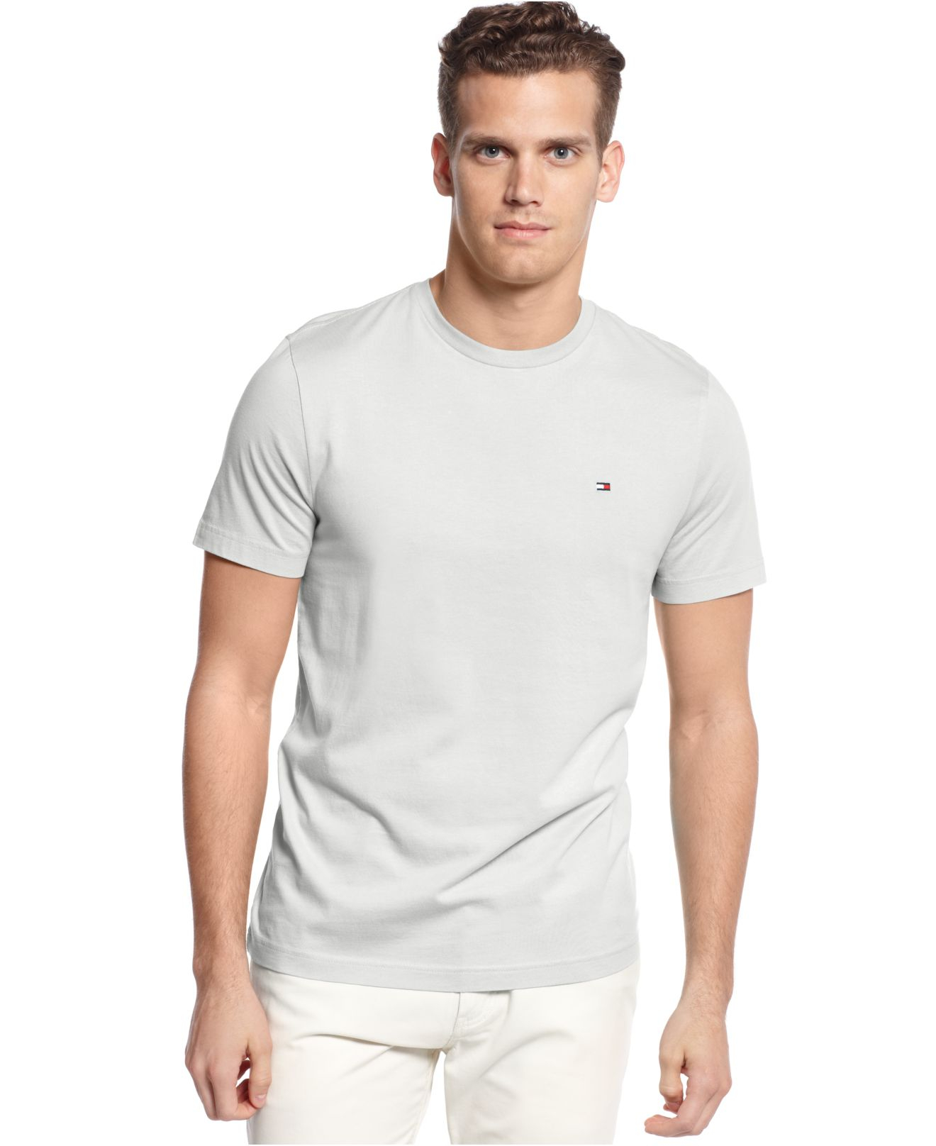 Tommy hilfiger Beach T-Shirt in Gray for Men (Grey Heather) | Lyst