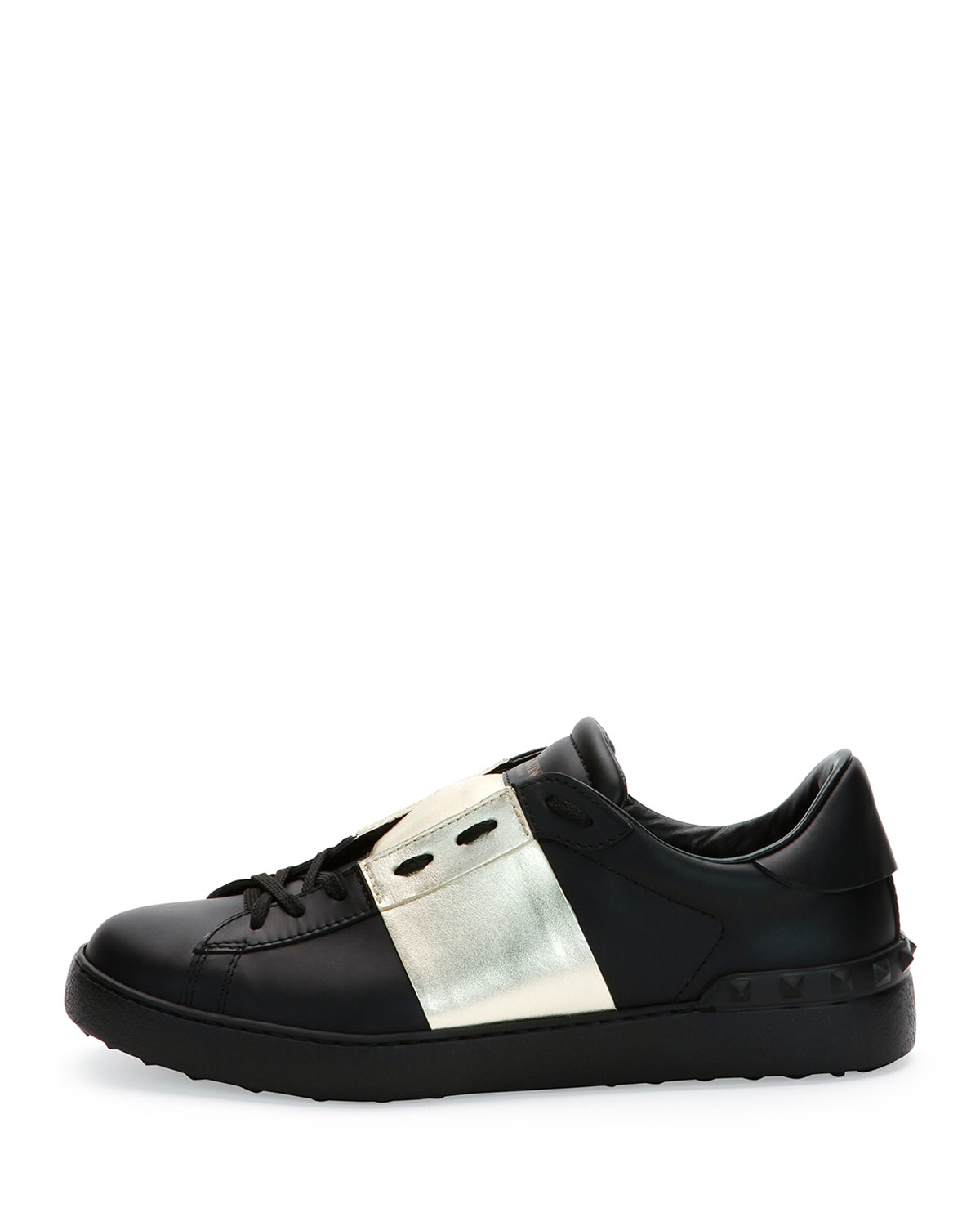 valentino shoes black and white