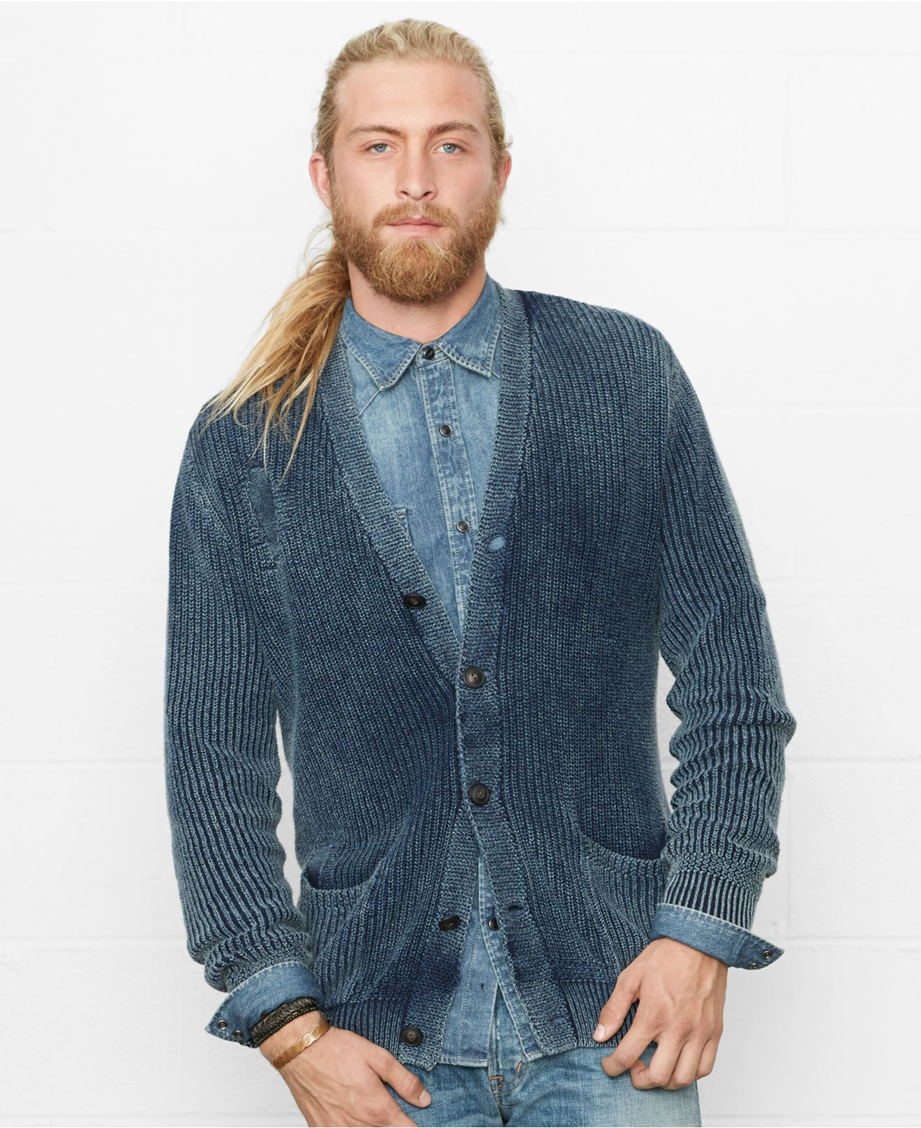ralph lauren mens shawl cardigan