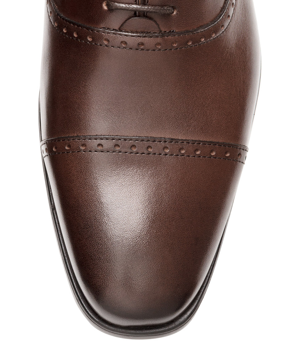 h m oxford shoes h m leather oxford shoes in brown for lyst h m oxford shoes h m leather oxford shoes in brown for lyst