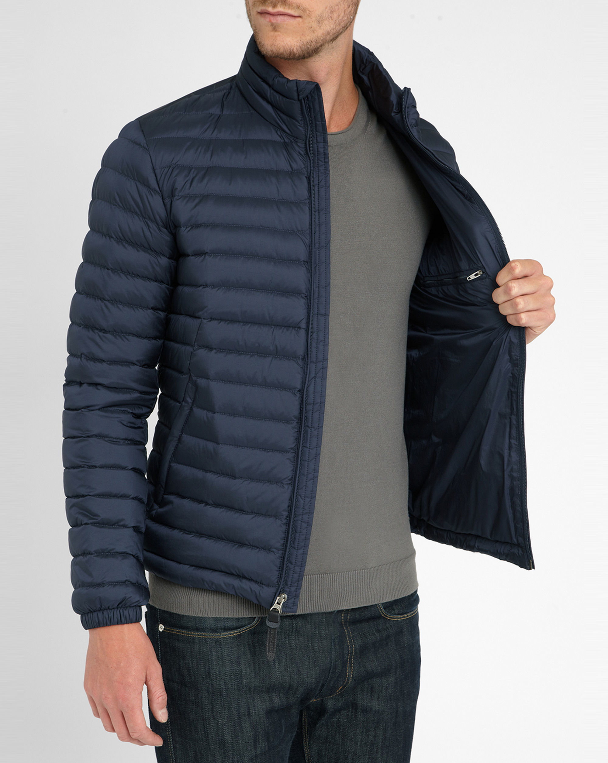 Navy blue down jacket Brand New Never Worn Out Of The House, From Venus. Very Comfy Just Not My Style, Two Pockets And Buttons All The Way Down With 1 Inside Button To Secure.
