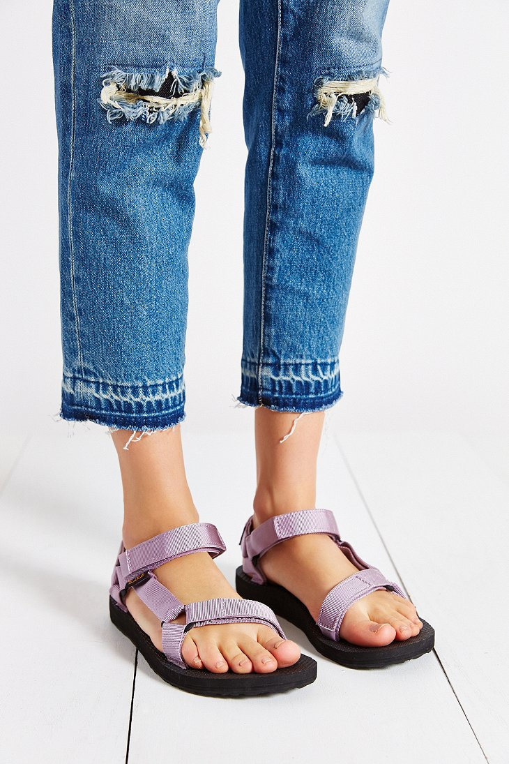 teva purple sandals