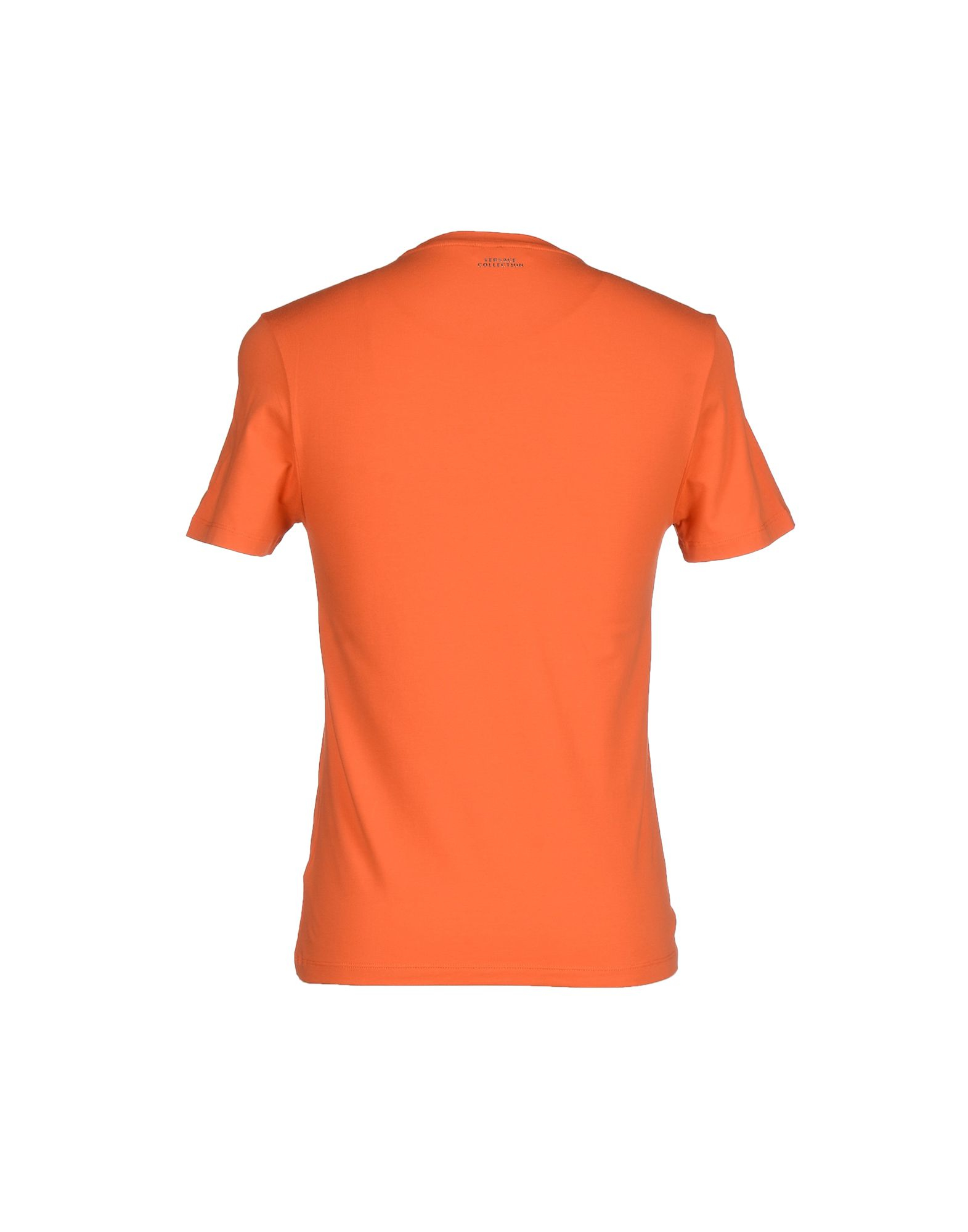 orange versace shirt
