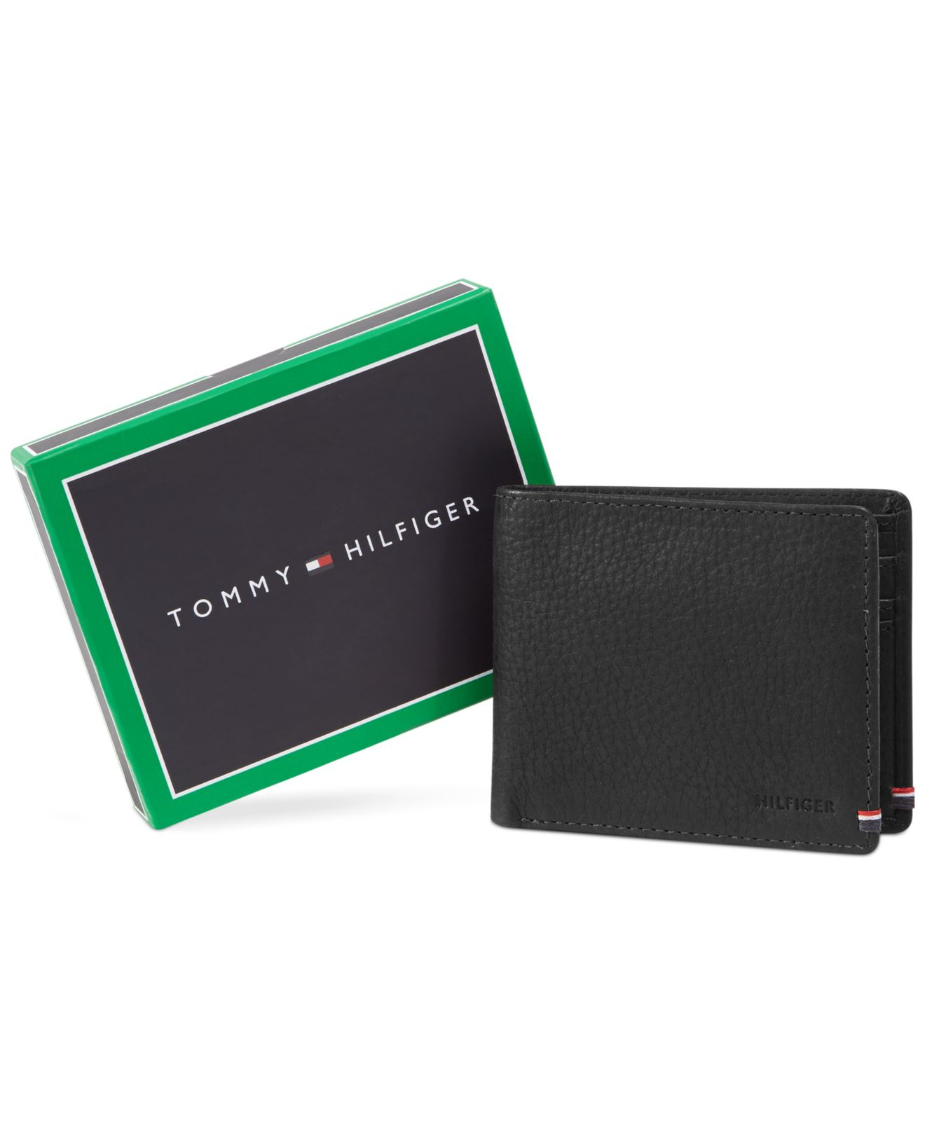 tommy hilfiger oxford slim billfold wallet