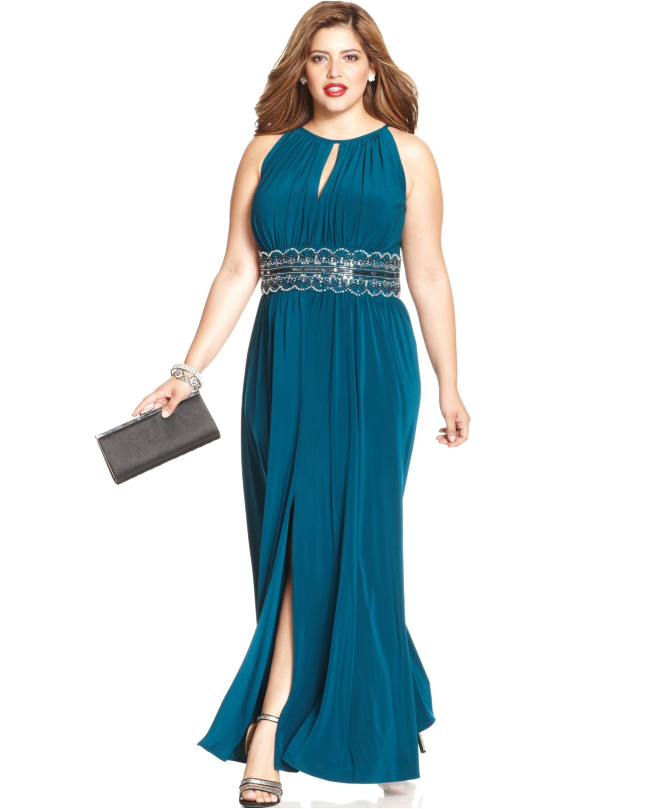 r&m richards plus size evening wear