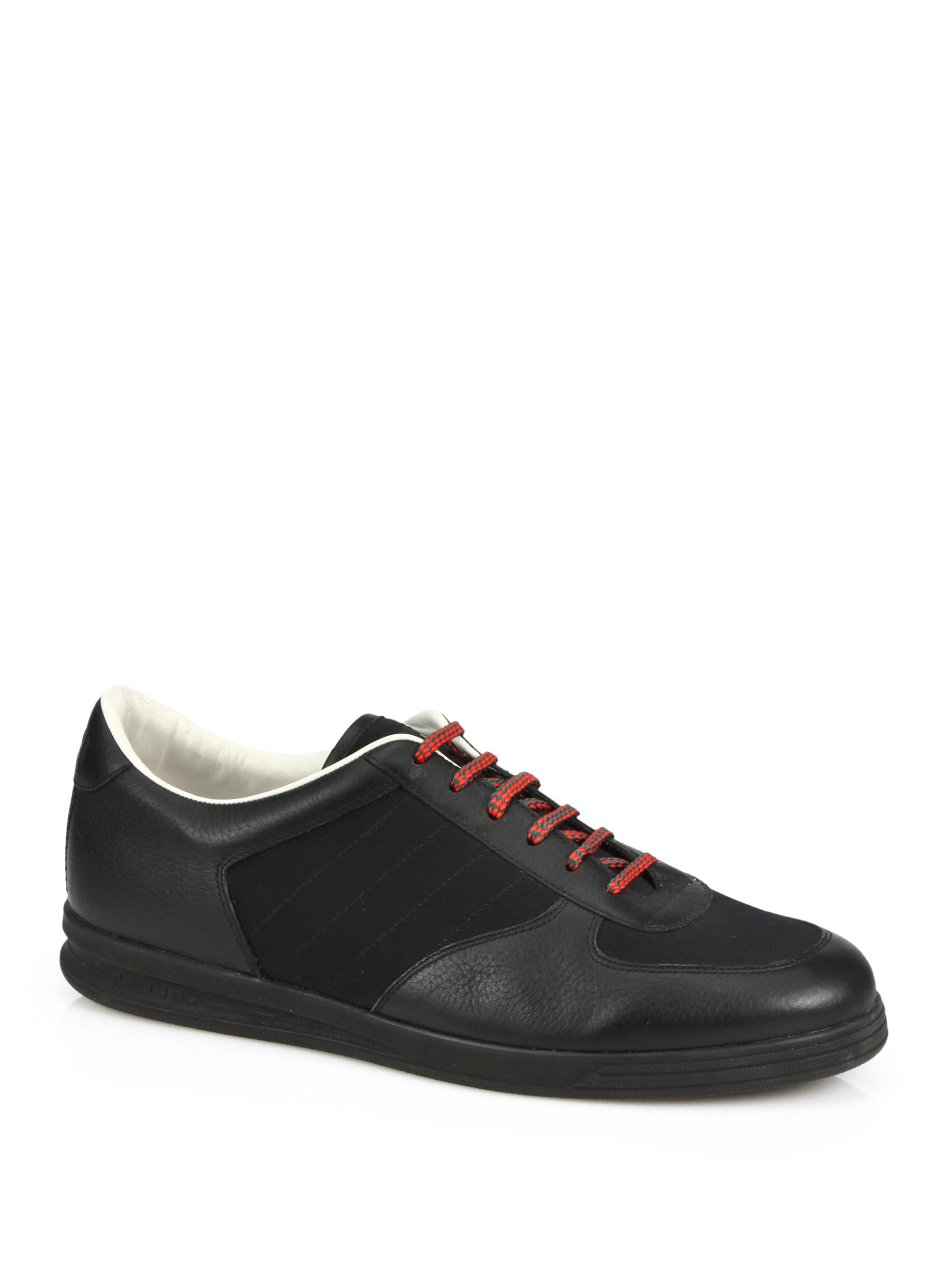 Gucci 1984 Leather Anniversary Sneakers in Black for Men | Lyst
