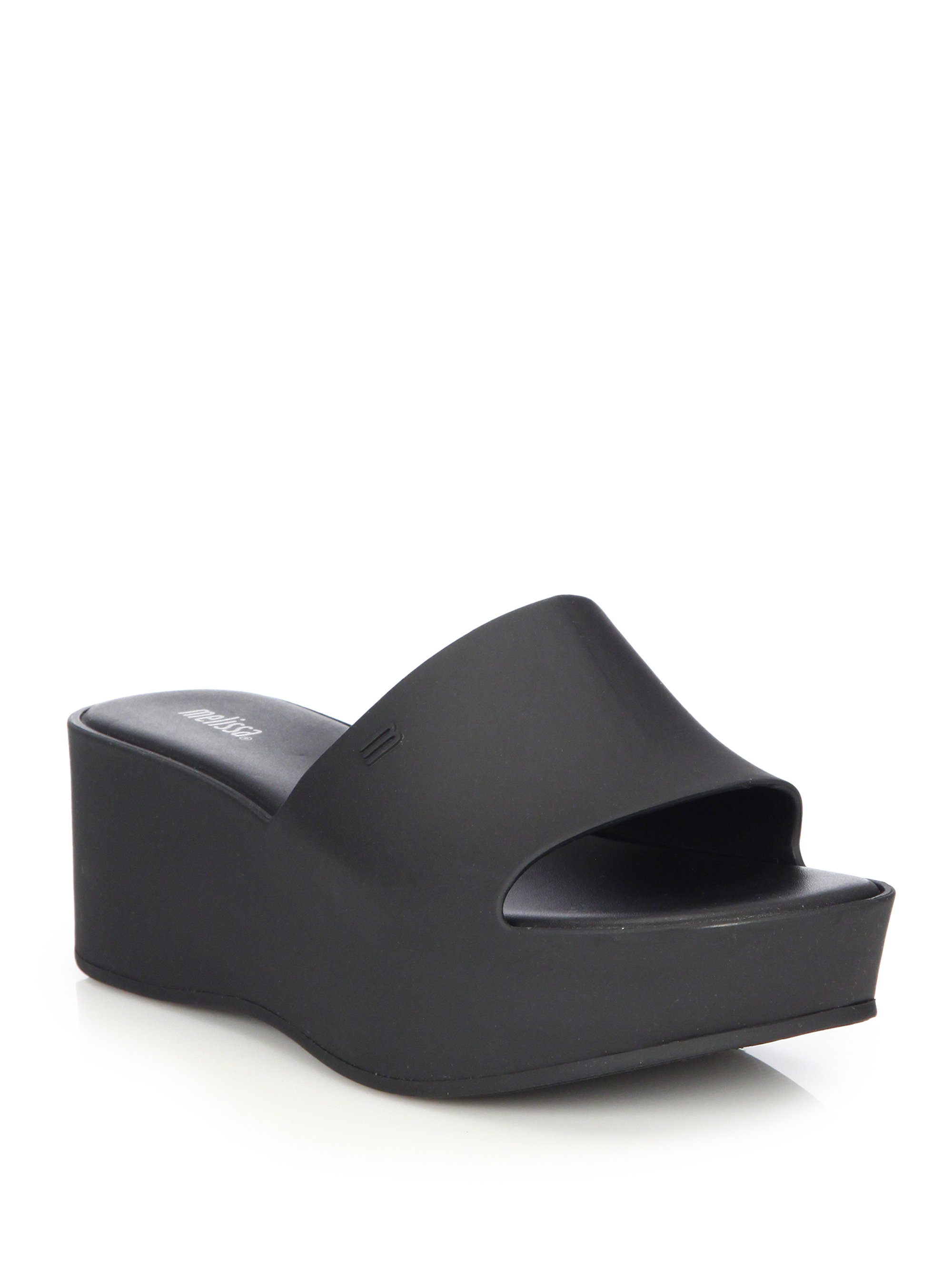 platform slide sandals