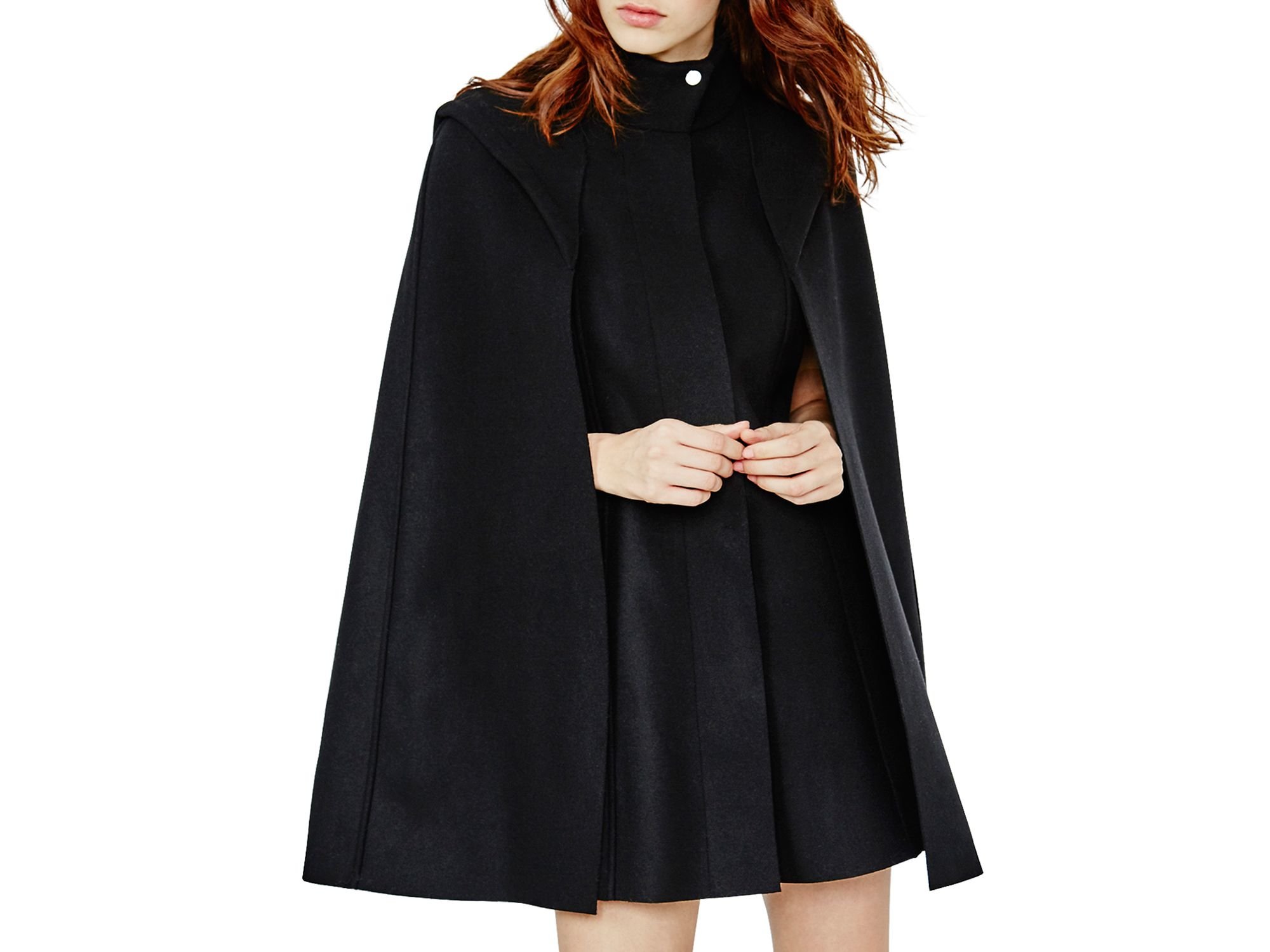 wool cashmere cape