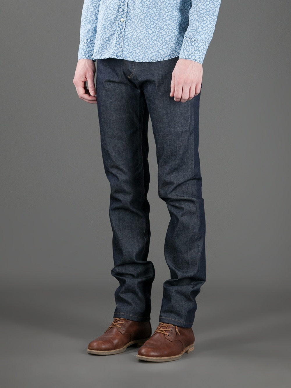 A.P.C. New Standard Jeans in Blue for Men | Lyst