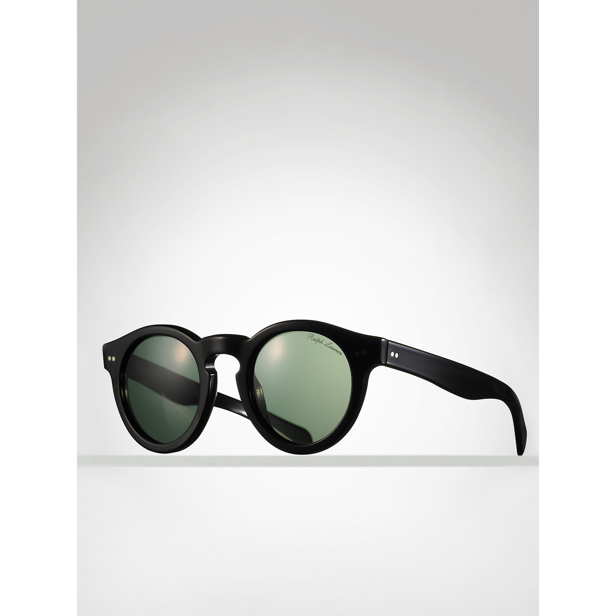 Ralph Lauren Purple Label Keyhole Sunglasses in Black for Men | Lyst