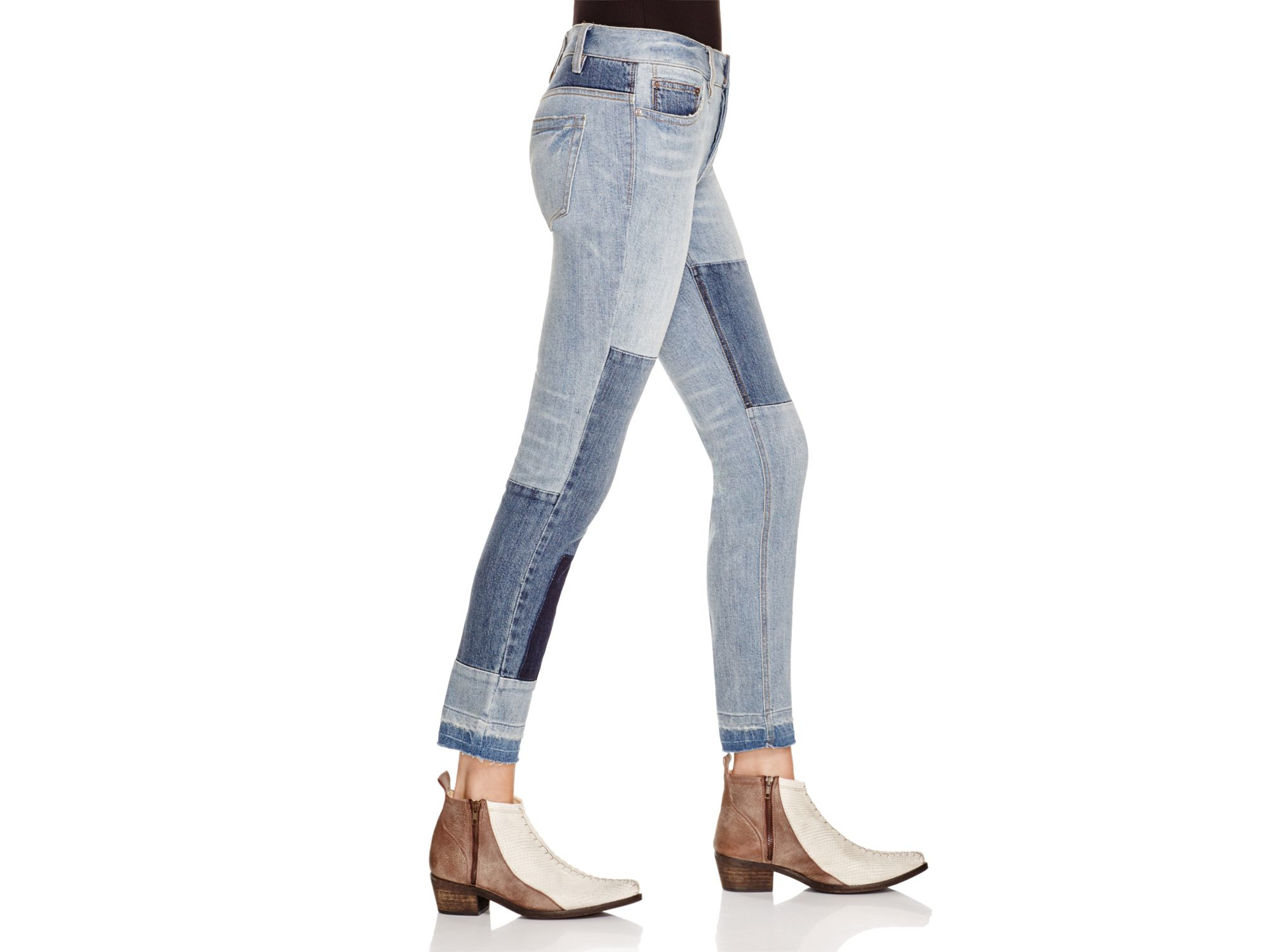 free people patch jeans