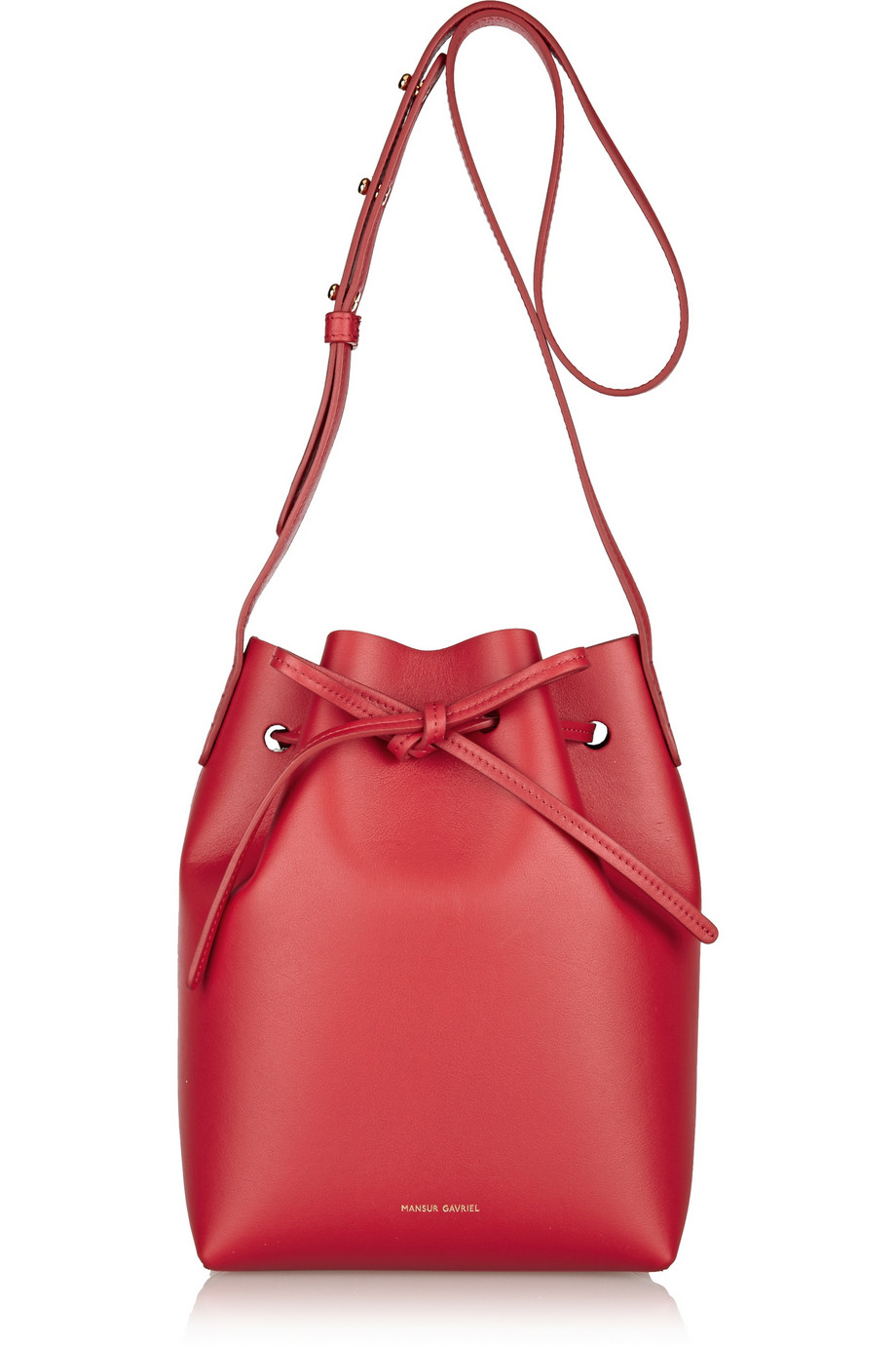 mansur gavriel mini scrunchie bag