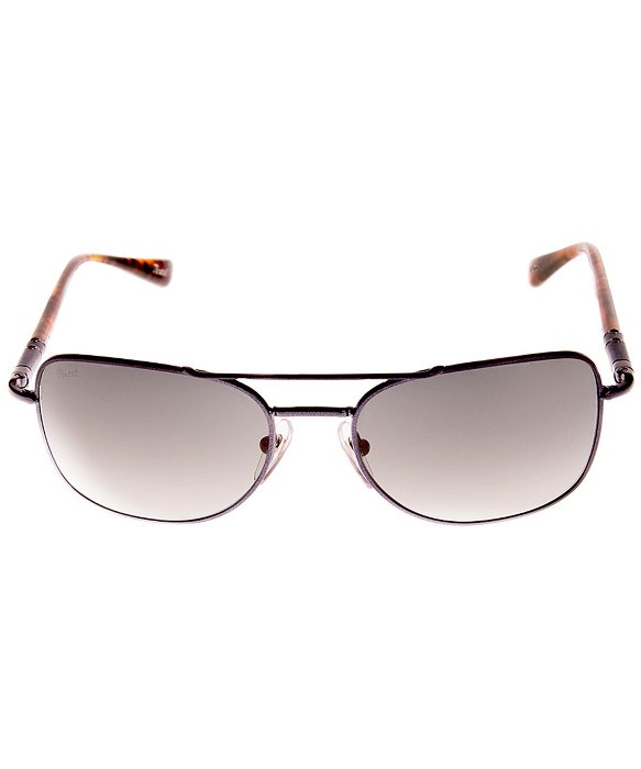 Lyst - Persol Po2420s 104471 Aviator Sunglasses Purple Frame And Pink ...
