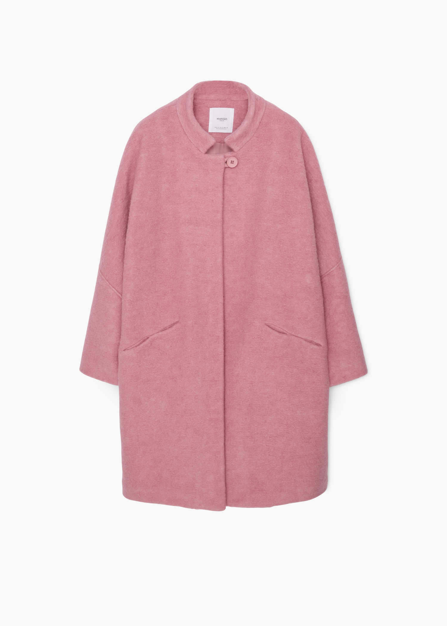 mango oversize wool coat review