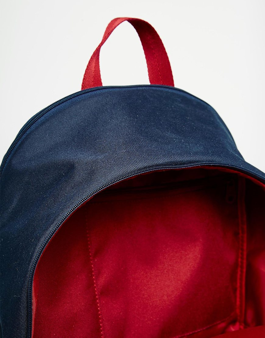 blue and red adidas bag