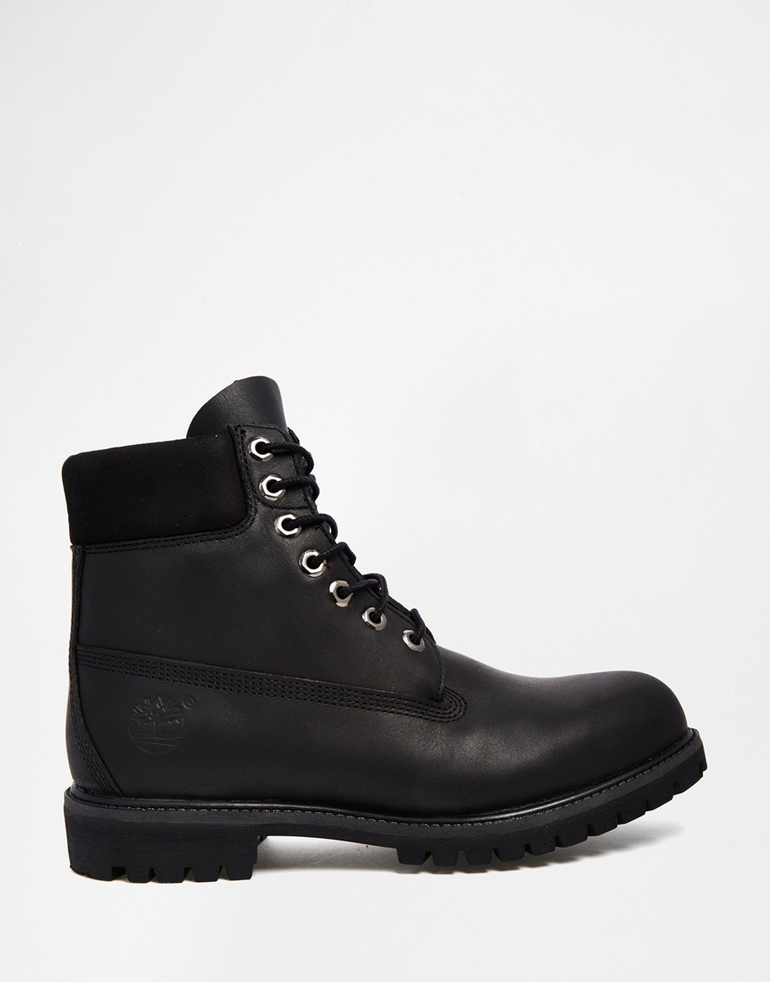 Timberland Classic Premium Boots in Black for Men - Lyst