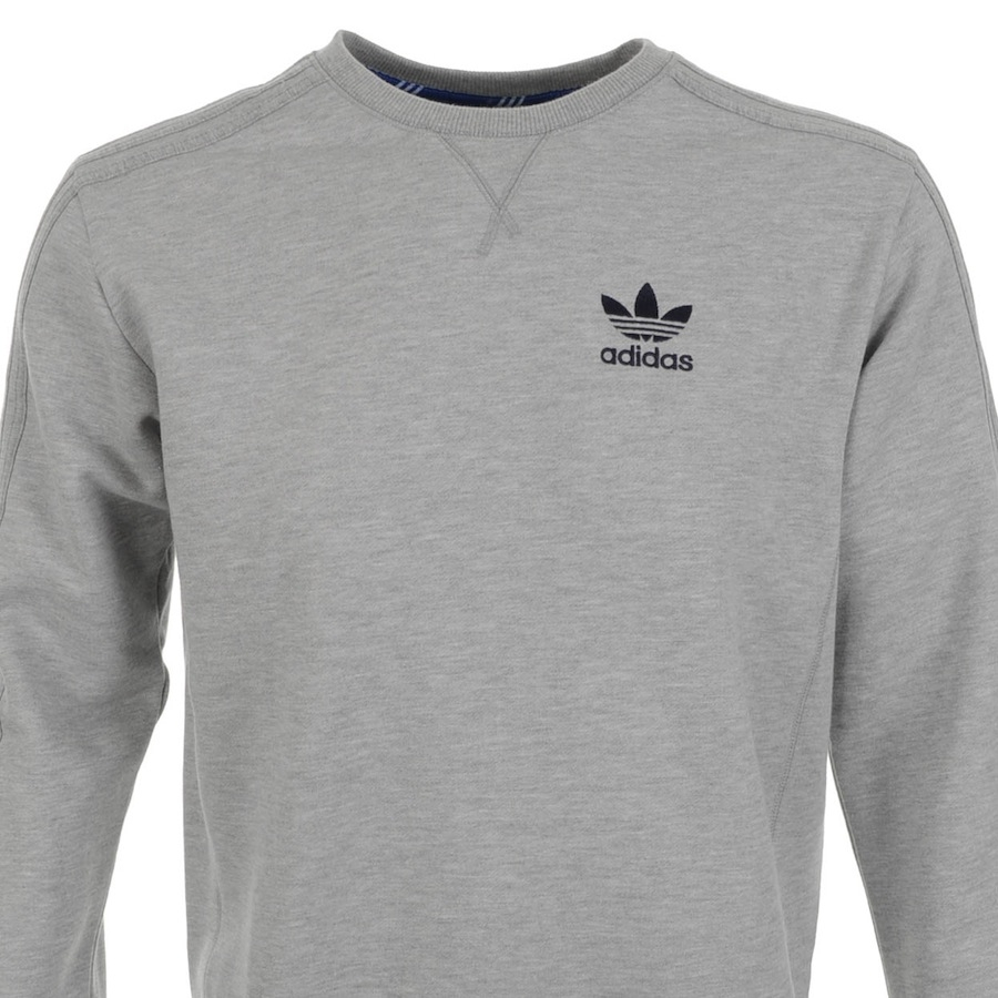 adidas Cotton Originals Sport Crew Sweatshirt Jumper in Grey (Grey) for Men  - Lyst
