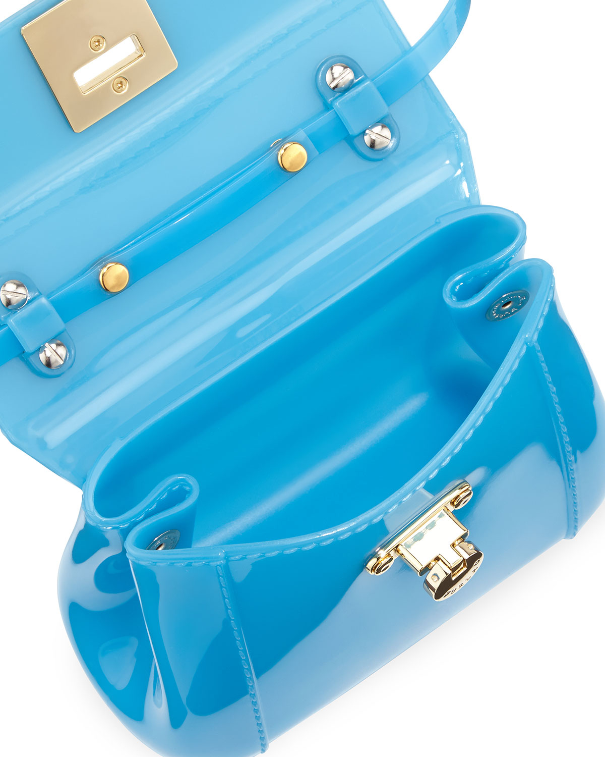 Furla Candy Mini Pvc Crossbody Bag Atlantic in Blue Lyst