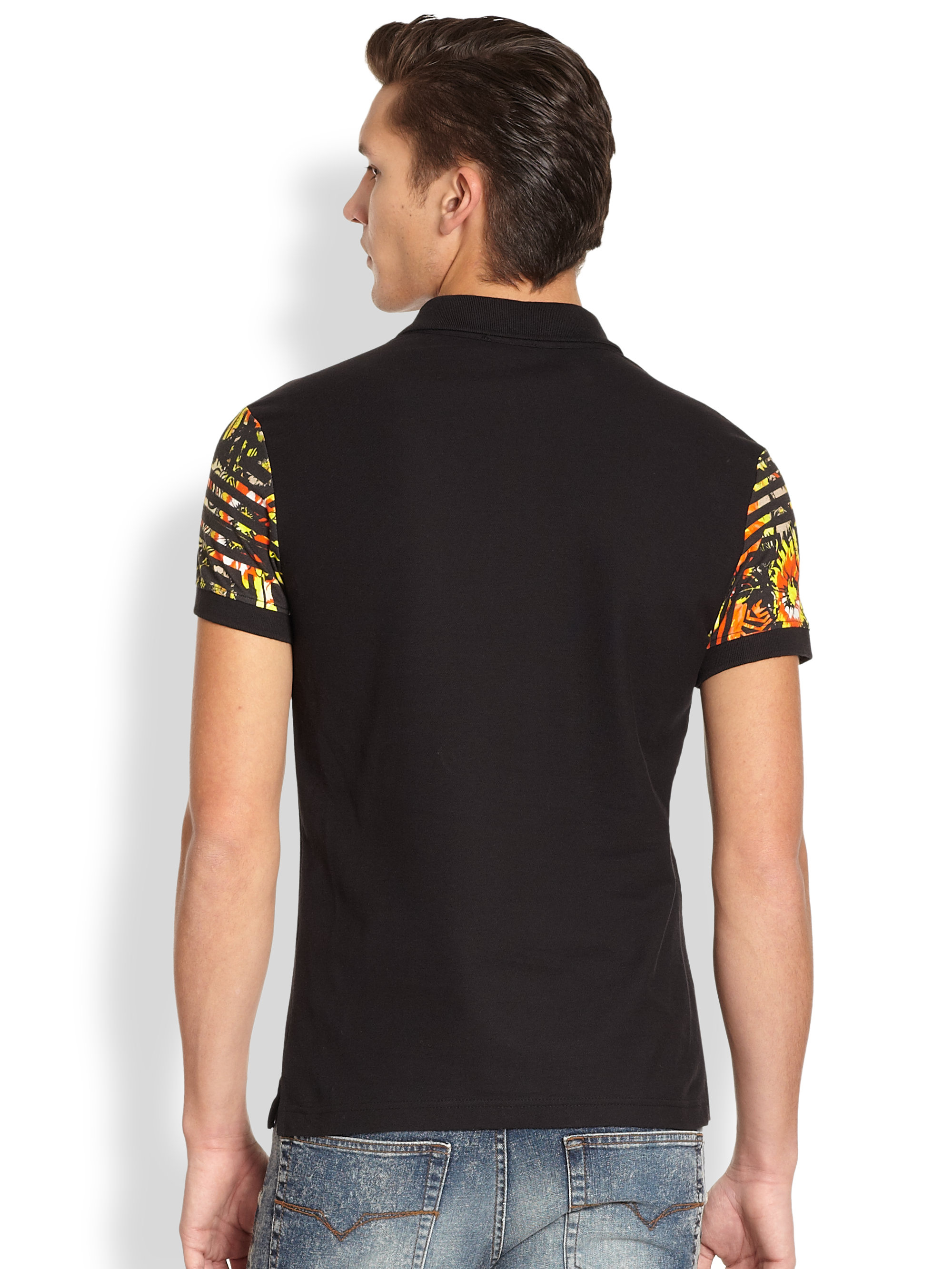 mens versace polo shirt sale