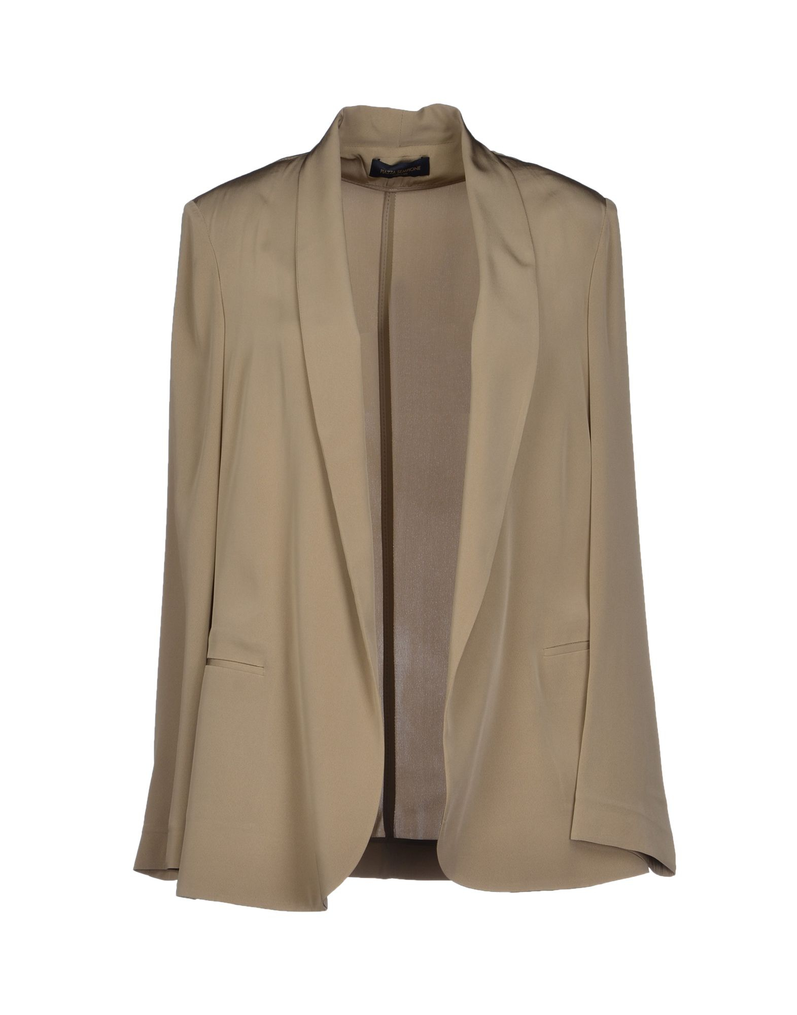 lyst piazza sempione blazer in brown lyst piazza sempione blazer in brown