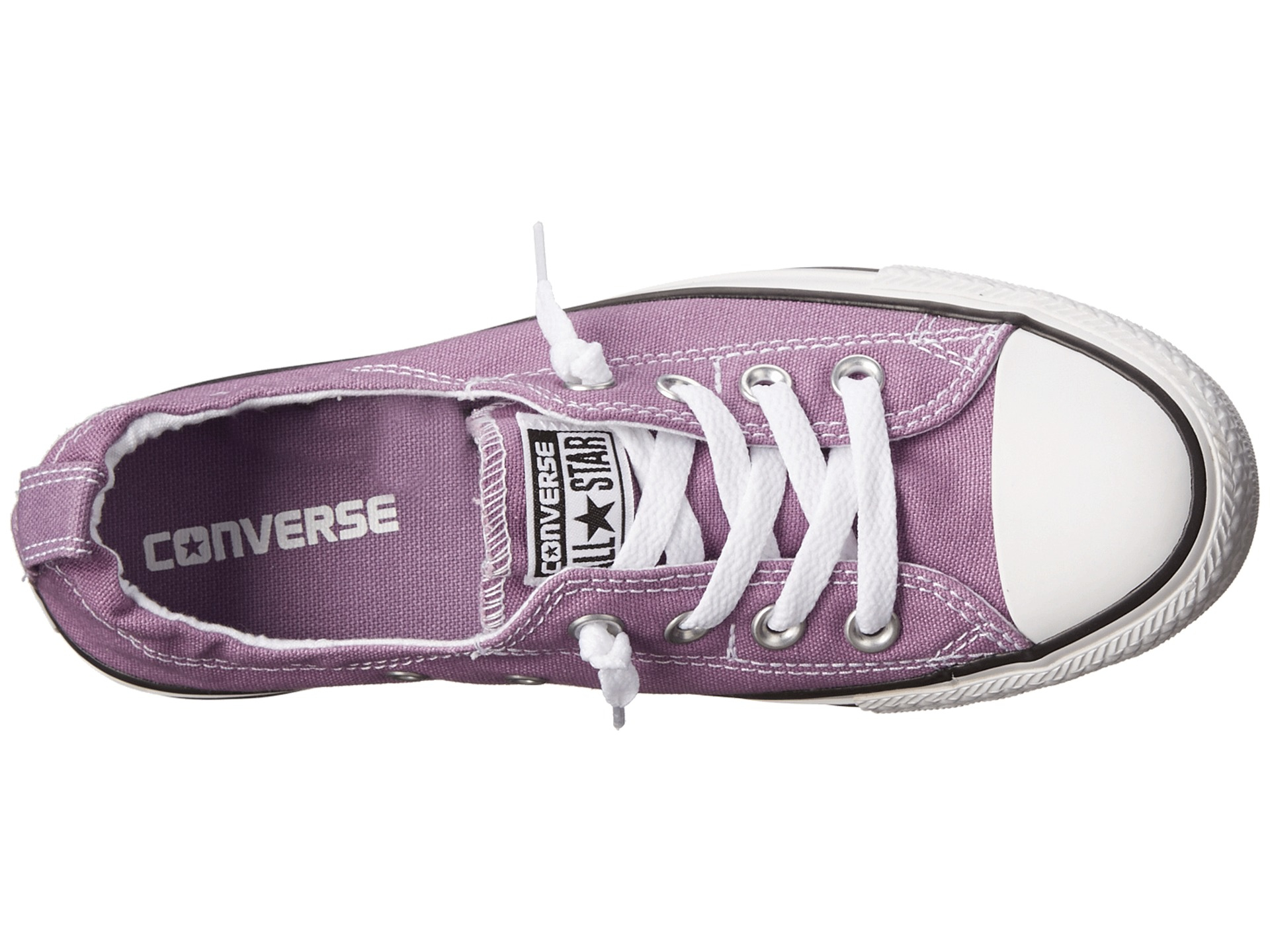 Purple slip on converse shop