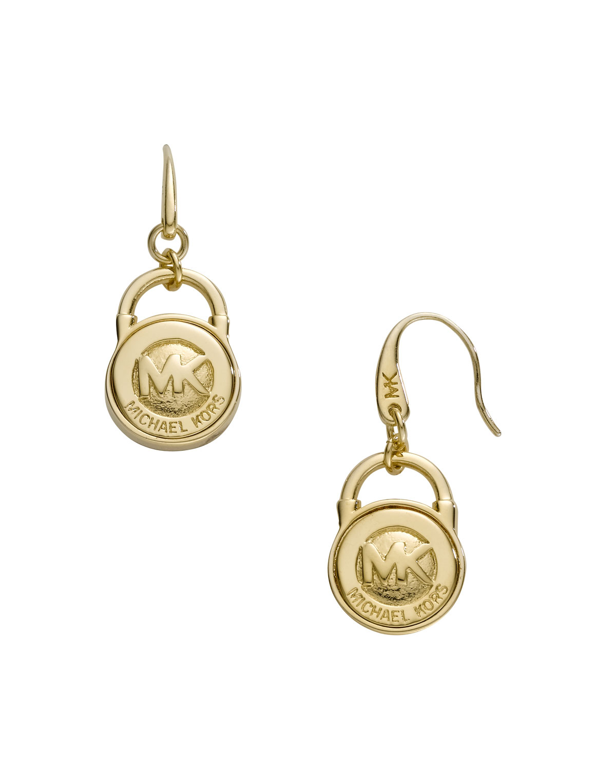 Michael Kors Lock Earrings in Metallic - Lyst