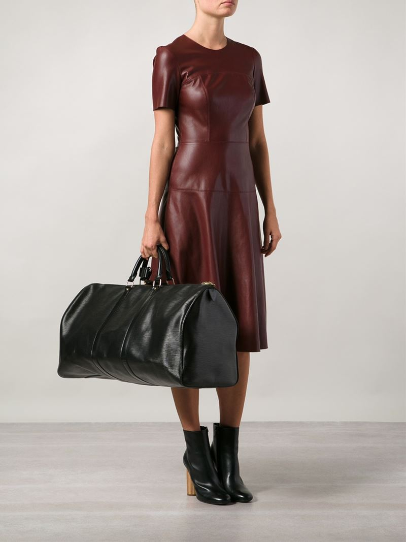 Louis Vuitton Weekender Bag in Black | Lyst