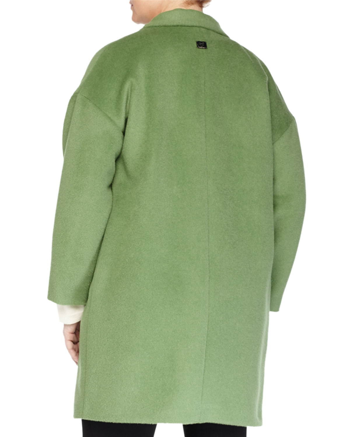 Lyst Marina Rinaldi Nova Long Wool Coat in Green for Men