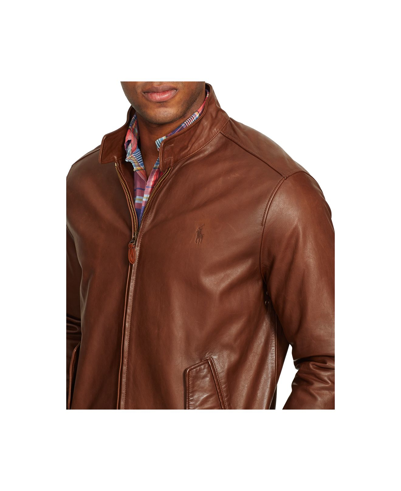 polo leather jacket big and tall