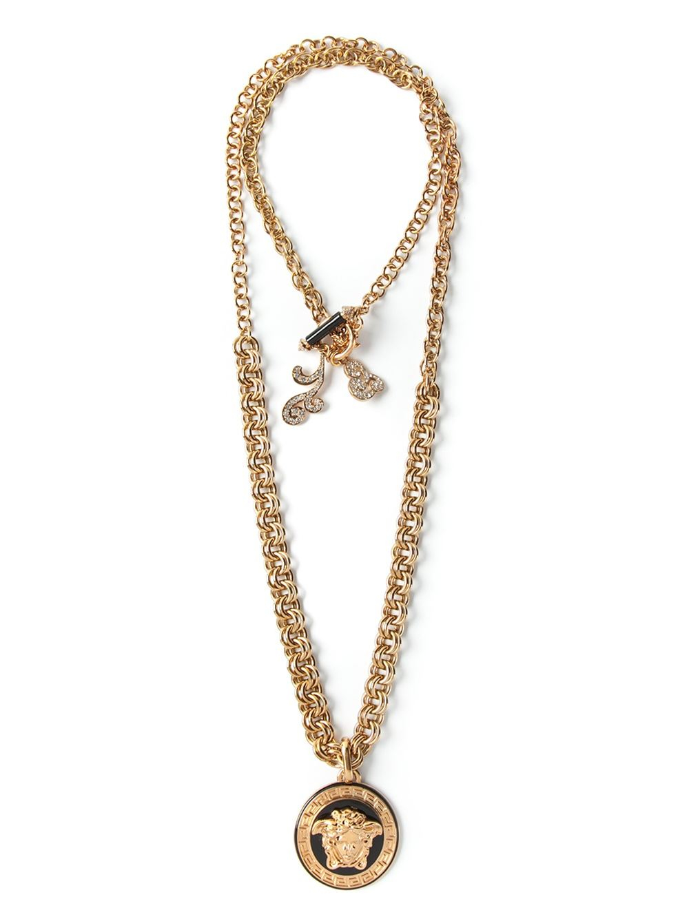 Versace Medusa Necklace in Gold (metallic) | Lyst