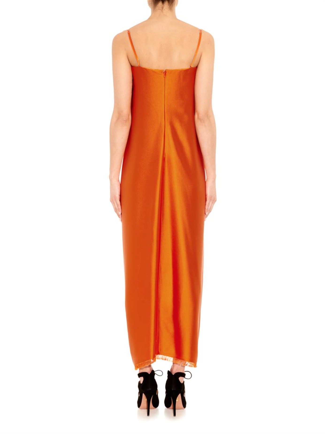 Lyst - Sportmax Umes Dress in Orange