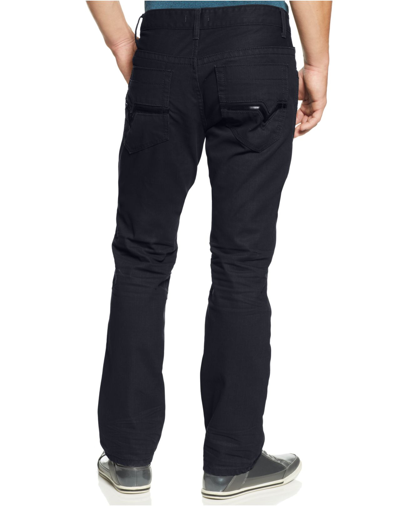 INC International Concepts Morris Berlin Slim-Straight Jeans in Black ...