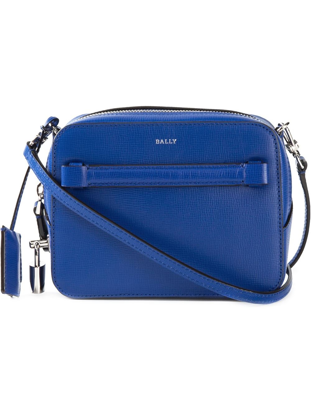 Lyst Bally Alford Calf Leather Cross Body Bag In Blue Gallery