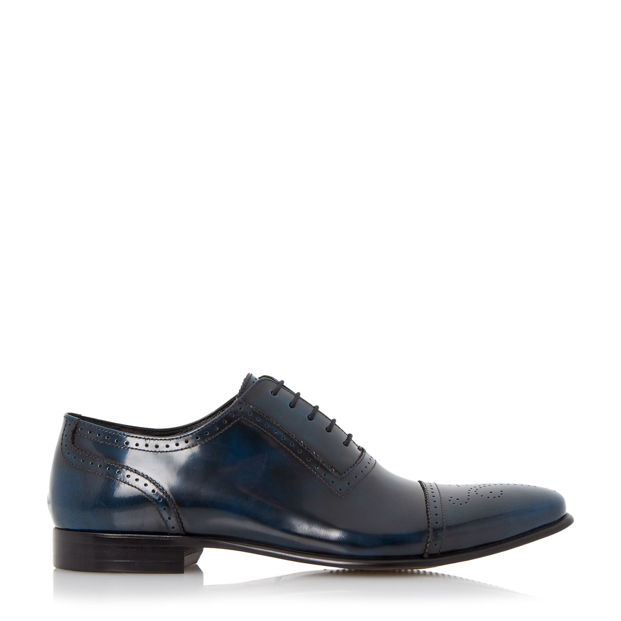 blue oxford shoes for dune rule toecap detail leather oxford shoe in blue for blue oxford shoes for dune rule toecap detail leather oxford shoe in blue for