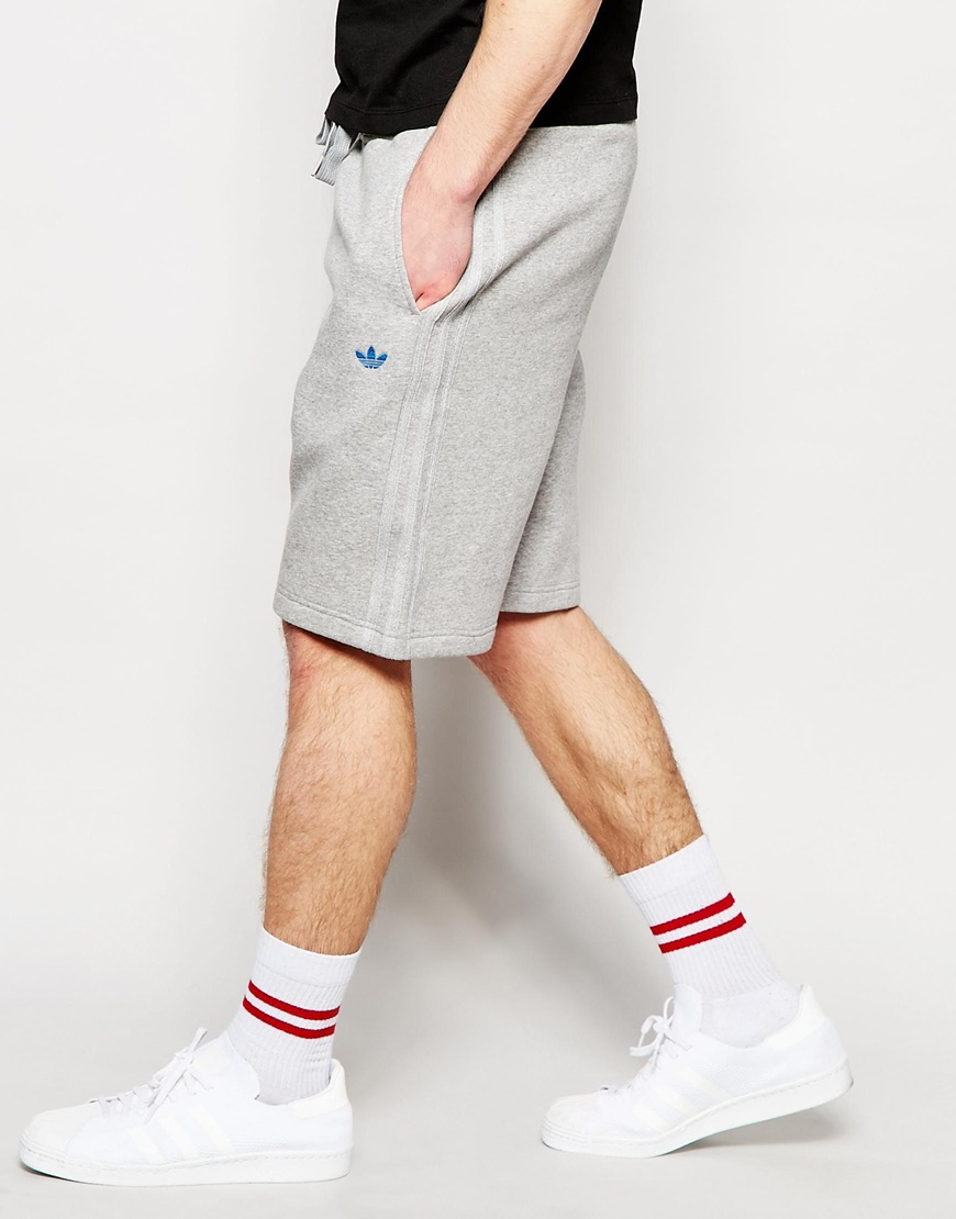 mens adidas fleece shorts sale