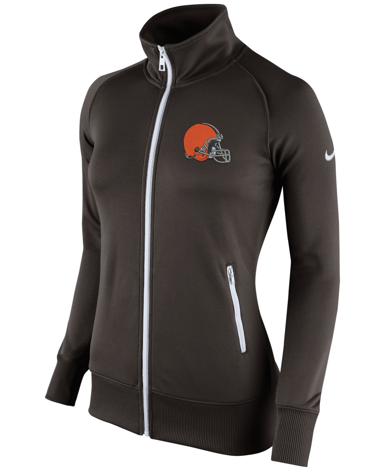Lyst - Nike Women's Cleveland Browns Stadium Track Jacket in Brown