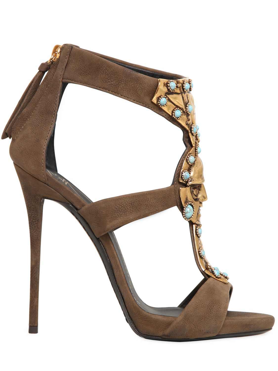 giuseppe zanotti green heels