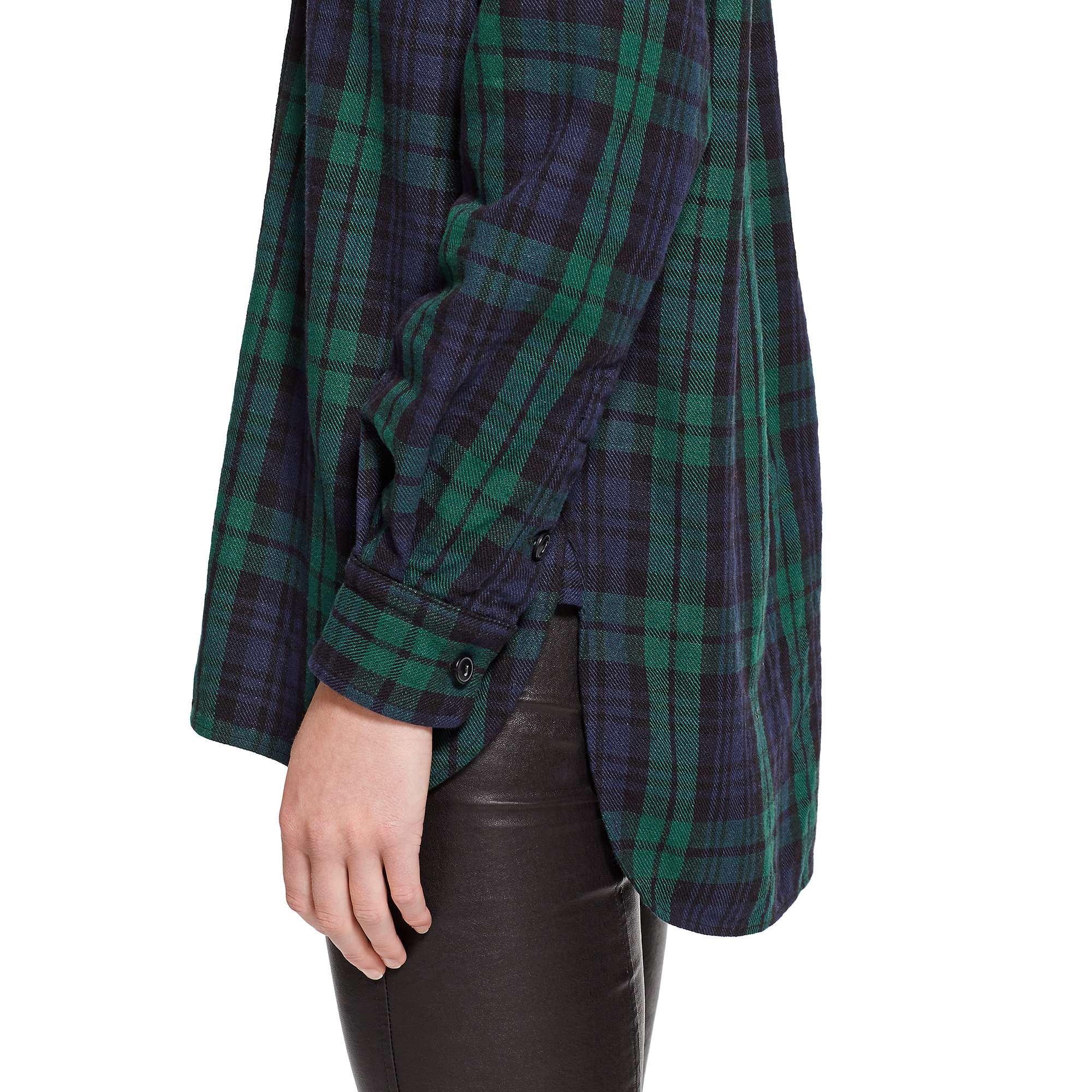 ralph lauren plaid blouse