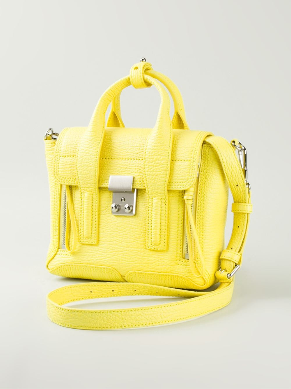 3.1 Phillip Lim Pashli Small Leather Cross-Body Bag in Yellow & Orange (Yellow) - Lyst