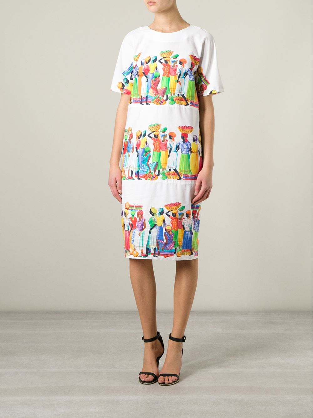 Stella Jean Haitian Print Dress in 