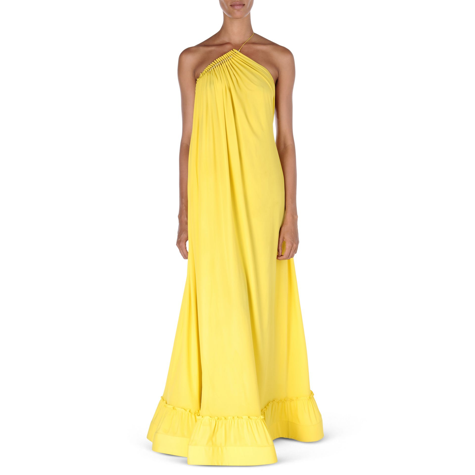 Stella McCartney Silk Astrid Dress in Yellow - Lyst