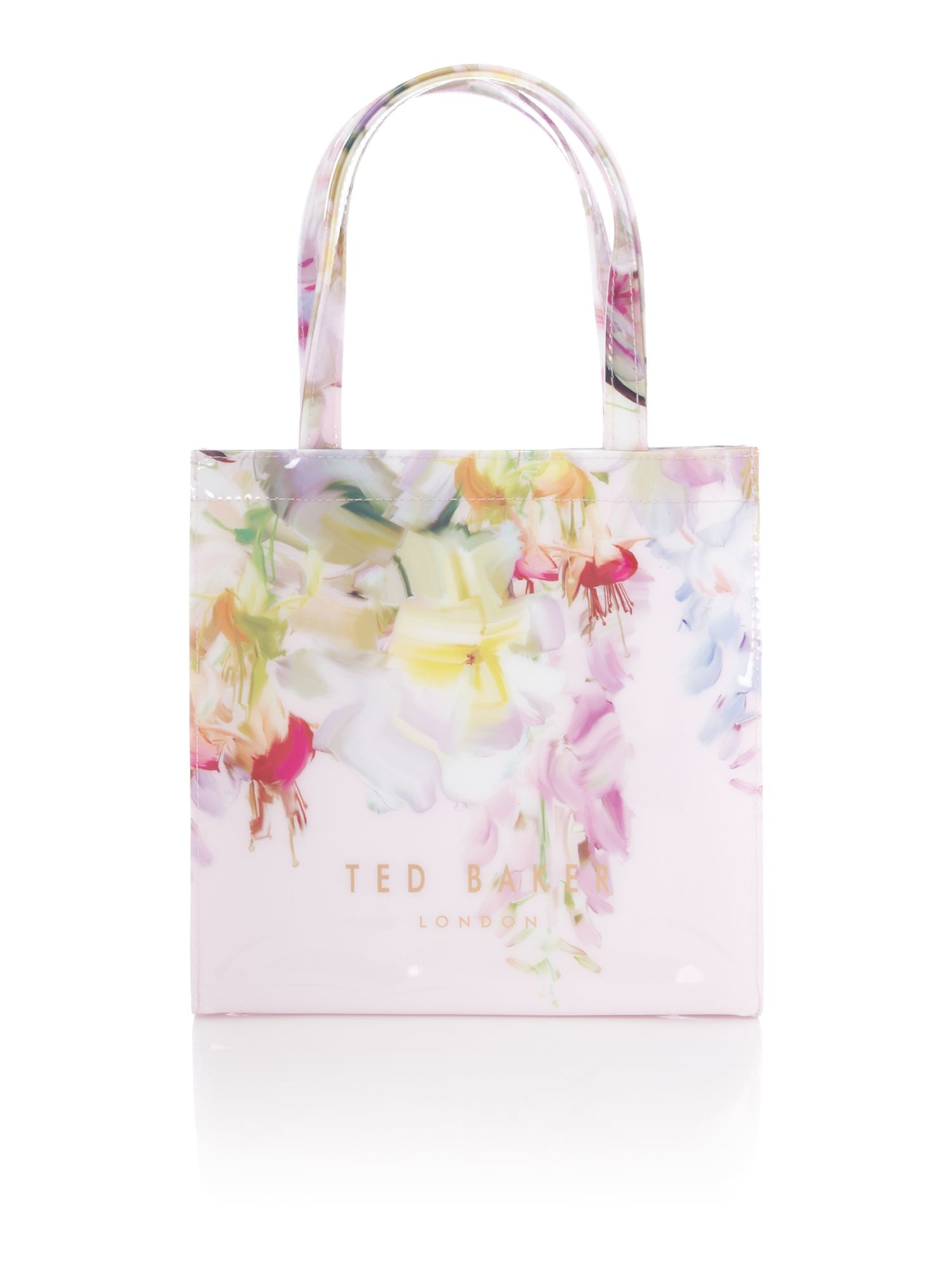 Ted Baker Lilicon Light Pink Fl Small Bowcon Tote Bag Lyst