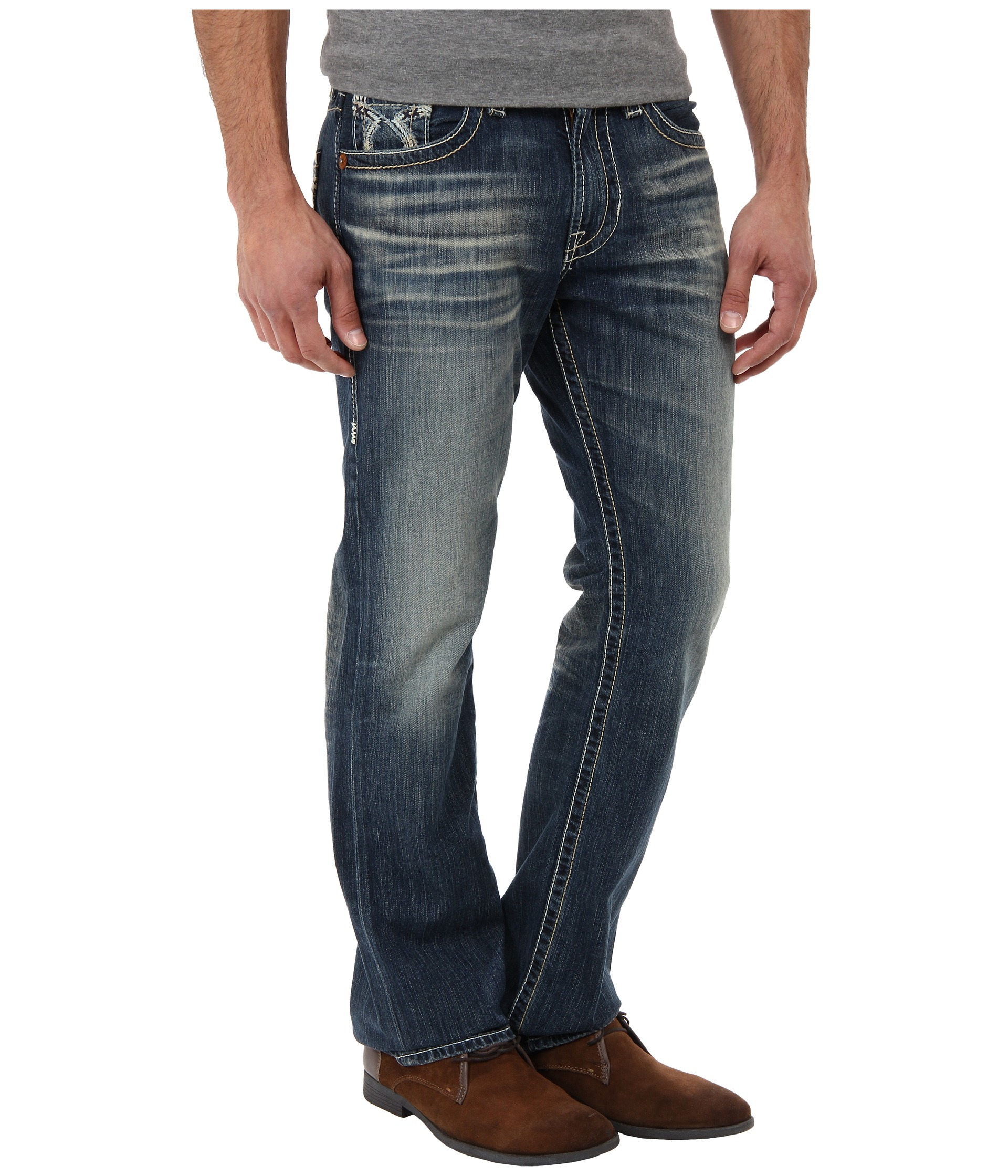 Lyst - Big Star Pioneer Bootcut Jeans in Blue for Men