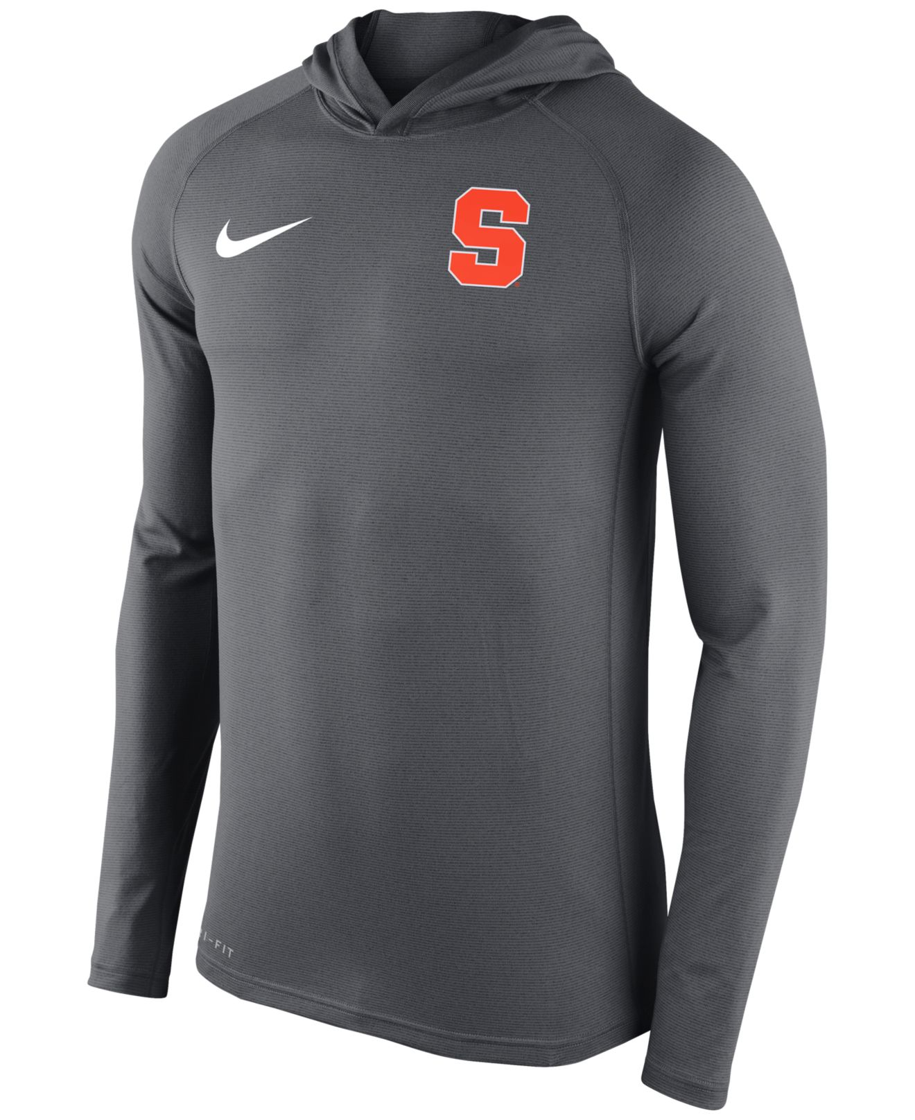 Nike Synthetic Men's Syracuse Orange Stadium Dri-fit Touch Hoodie in ...