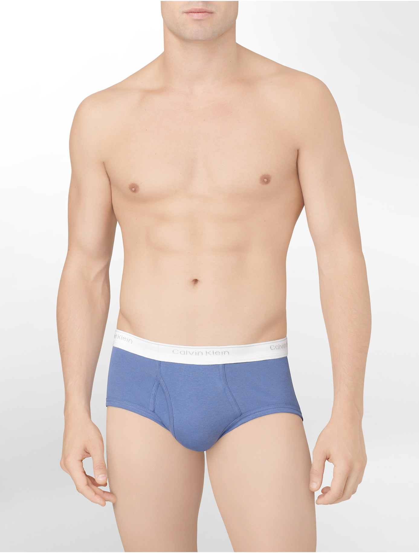 Men 3-Pack Calvin Klein Microfiber Trunk Briefs Classic Fit CK Underwear  (B-G-O)