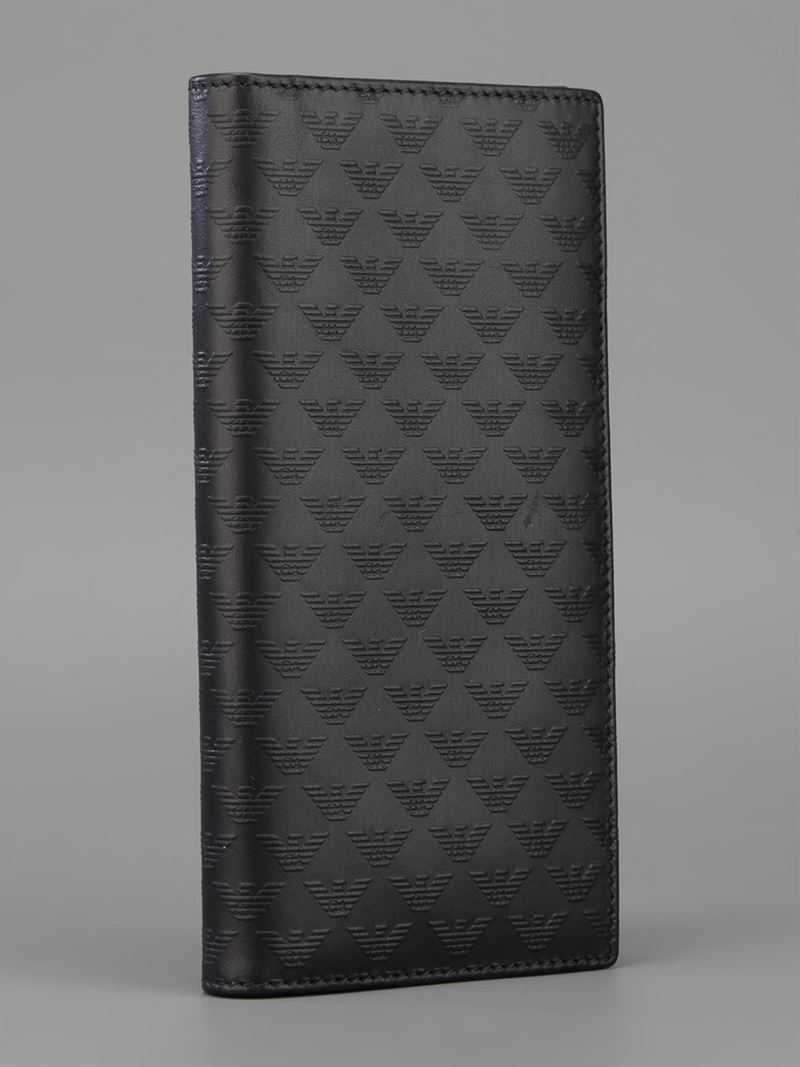 armani leather wallet mens
