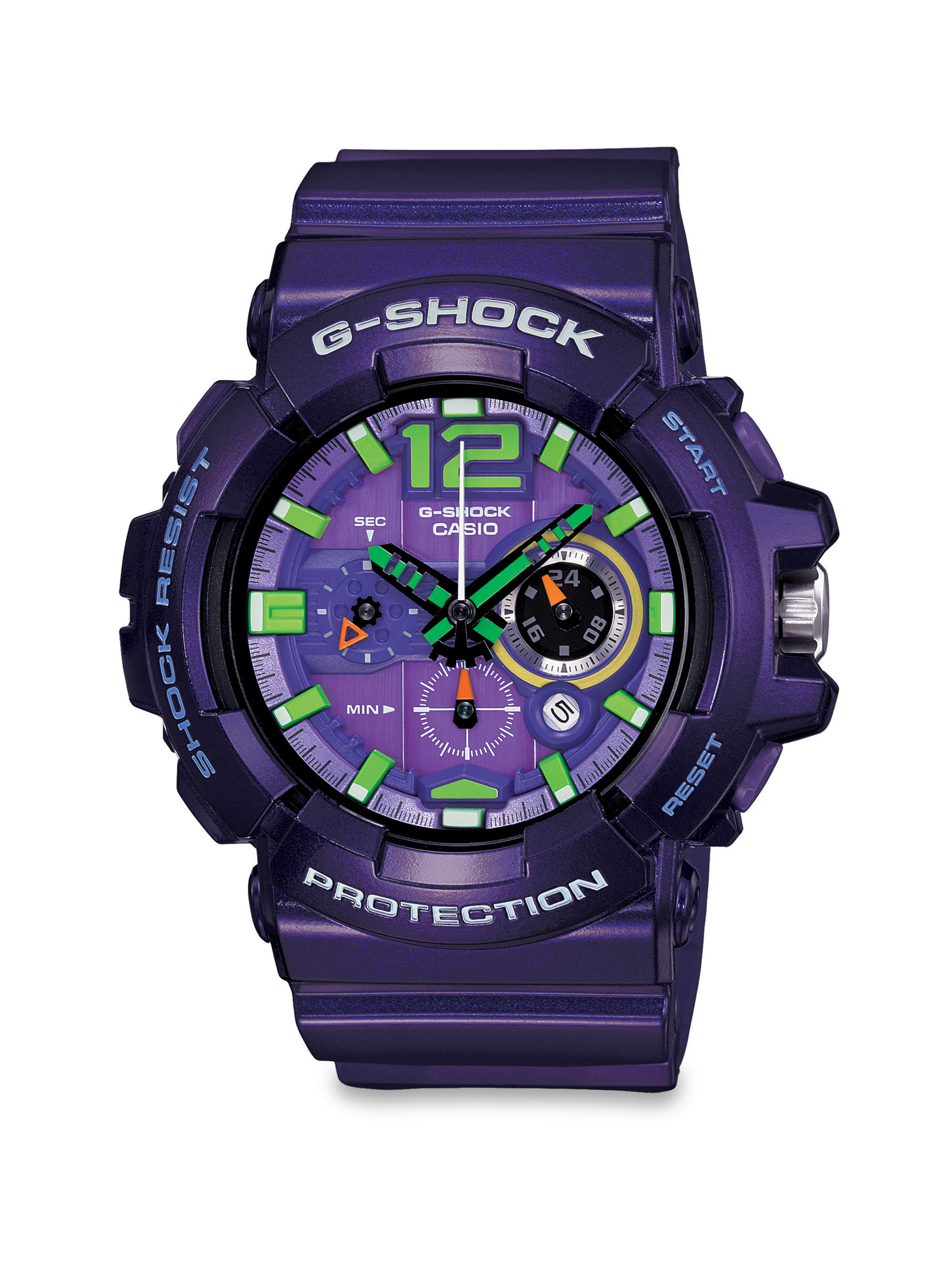 G-Shock Classic Series Chronograph Watch in Purple for Men - Lyst
