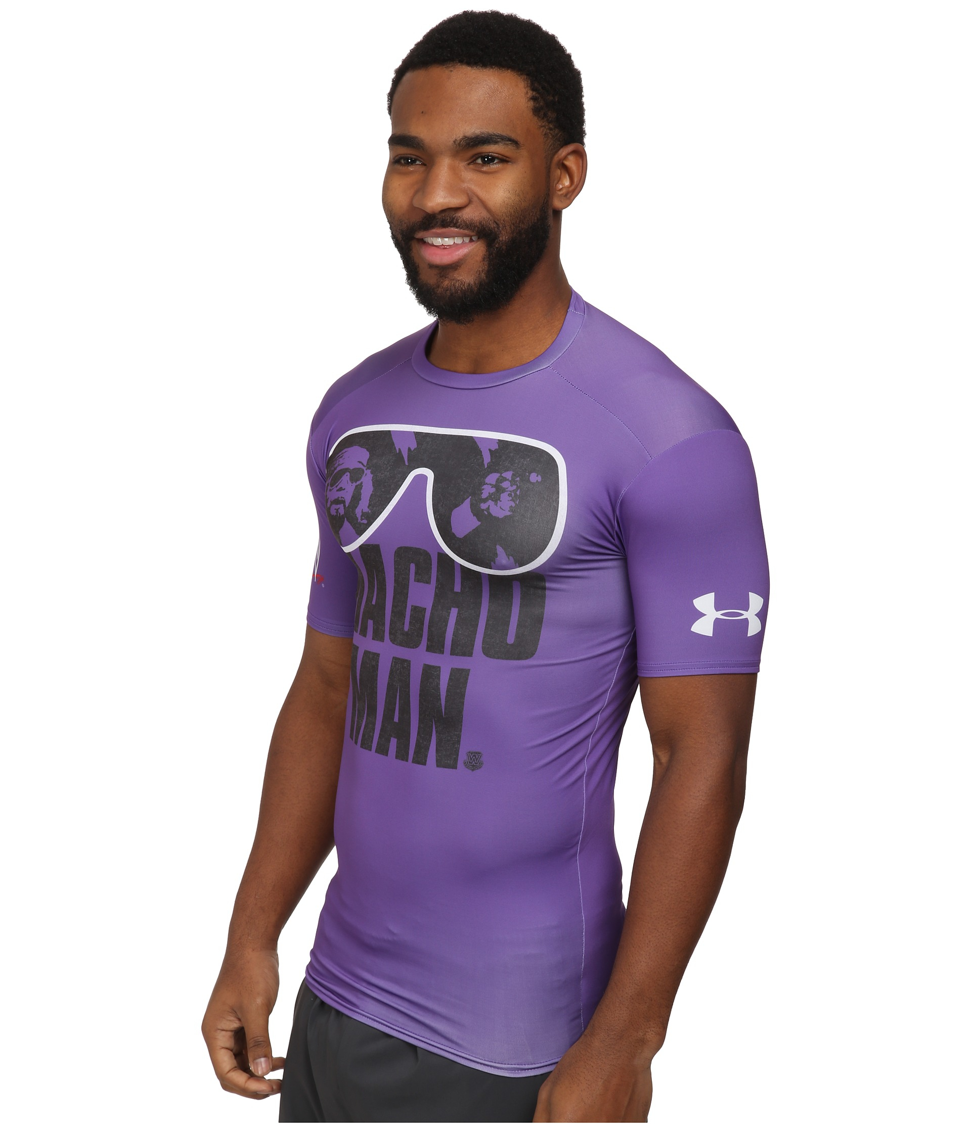 Under Wwe® Man Compression S/S Top in Purple for Men Lyst