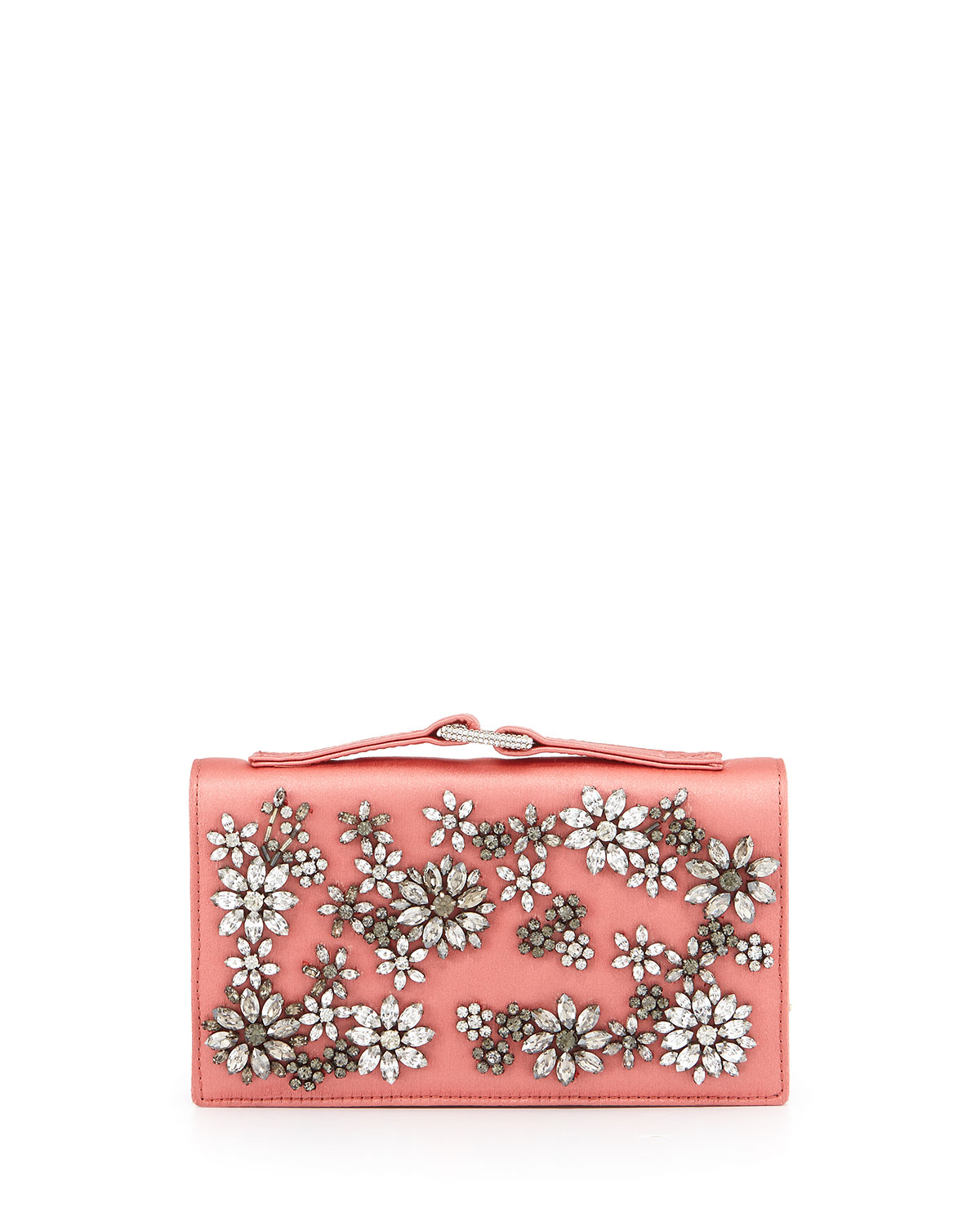 valentino floral clutch