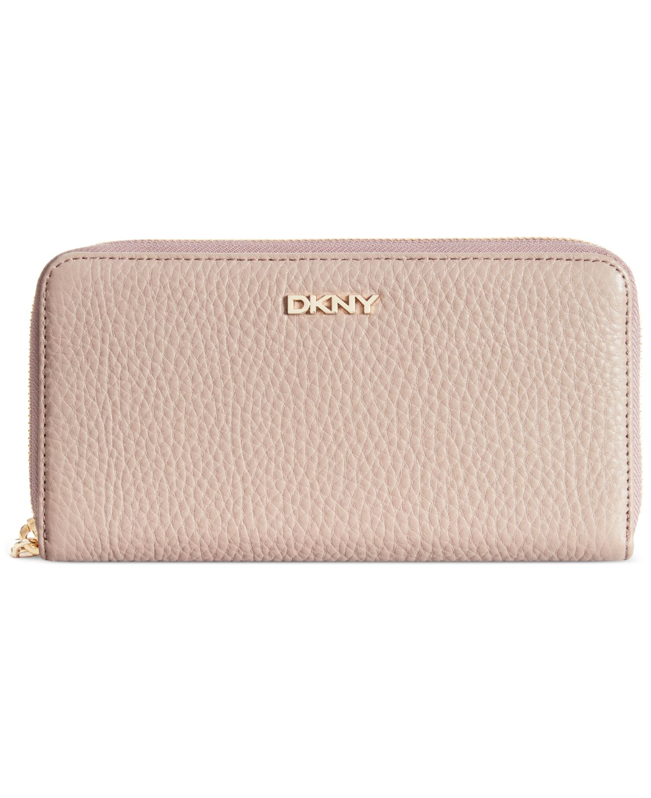 dkny zip around wallet
